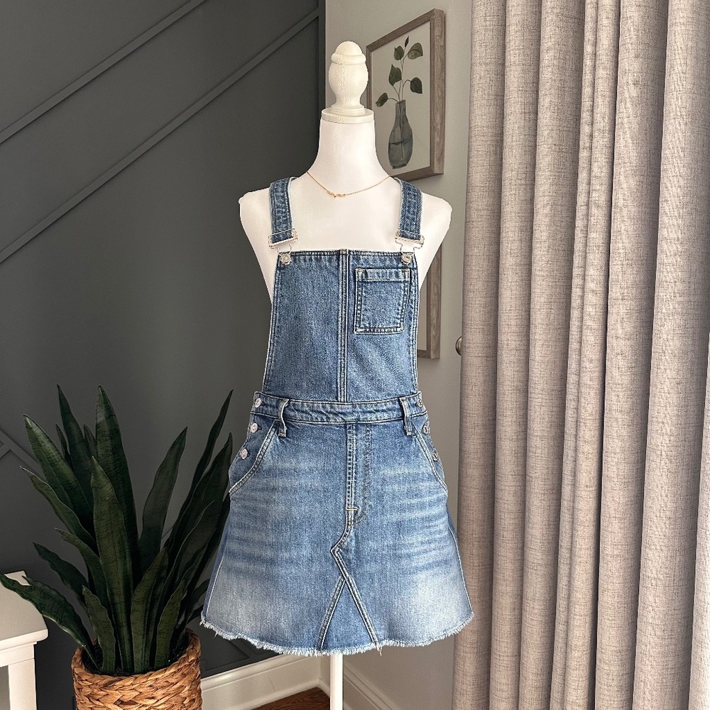 7 for all mankind coquette denim jumper skirt Size Small
